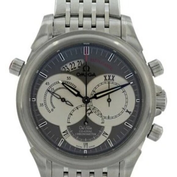 Omega 41mm Men\'s DeVille Co-Axial Rattapante Chronograph Watch- Ref: 4848.40.31! main image 8